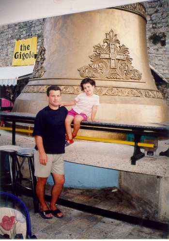 Princess and Daddy in Budva